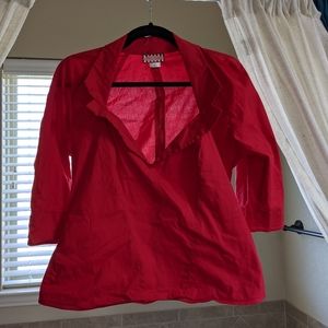 Pinup Couture Red Top